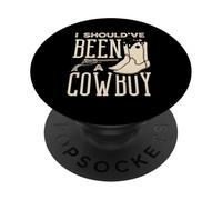 C'est drôle, j'aurais dû être Un Cowboy PopSockets PopGrip Adhésif