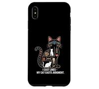 C'est drôle, Je Lance des Lignes, Mon Chat Lance Une pêche au Jugement Coque pour iPhone XS Max