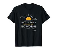 C'est drôle, Je me suis levée tôt mais il n'y Avait Pas de Jardin de vers T-Shirt