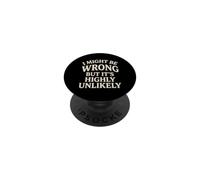 C'est drôle, Je me Trompe Peut-être, mais C'est très Peu probable Que ce Soit Sarcastique PopSockets PopGrip Adhésif