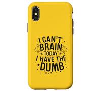 C'est drôle, Je n'arrive Pas à Comprendre Aujourd'hui. J'Ai Un Humour Stupide Qui Dit « Humeur » Coque pour iPhone X/XS