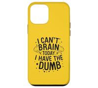 C'est drôle, Je n'arrive Pas à Comprendre Aujourd'hui. J'Ai Un Humour Stupide Qui Dit « Humeur » Coque pour iPhone 12 Mini