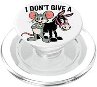 C'est drôle, Je ne Donne Pas Le Cul d'un Rat à Une Souris et à Un âne PopSockets PopGrip pour MagSafe