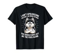 C'est drôle, Je ne m'excuse Pas pour Mad Sarcastic Dog Women Men T-Shirt