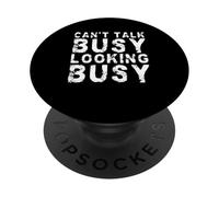 C'est drôle, je ne peux pas parler, j'ai l'air occupé, sarcastique PopSockets PopGrip Adhésif
