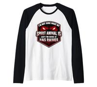 C'est drôle, Je ne Sais Pas ce Qu'est Mon Animal Spirituel, mais il a la Rage Manche Raglan