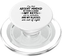 C'est drôle, Je ne suis Pas absente d'esprit pour ma Femme, Mon Mari et ma mère PopSockets PopGrip pour MagSafe