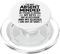 C'est drôle, Je ne suis Pas absente d'esprit pour ma Femme, Mon Mari et ma mère PopSockets PopGrip pour MagSafe