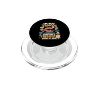 C'est drôle, Je ne suis Pas célèbre mais Le thérapeute de Quelqu'un connaît Mon nom PopSockets PopGrip pour MagSafe