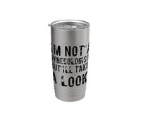C'est drôle, je ne suis pas gynécologue, mais je vais y jeter un coup d'œil sarcastique Gobelet isotherme en acier inoxydable double paroi