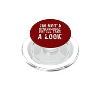 C'est drôle, Je ne suis Pas gynécologue, mais Je Vais y Jeter Un Coup d'œil Sarcastique PopSockets PopGrip pour MagSafe
