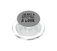 C'est drôle, Je ne suis Pas gynécologue, mais Je Vais y Jeter Un Coup d'œil Sarcastique PopSockets PopGrip pour MagSafe