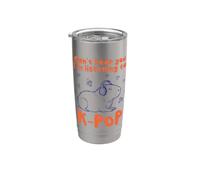 C'est drôle, je ne t'entends pas. J'écoute de la K-Pop Gobelet isotherme en acier inoxydable double paroi