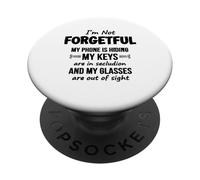 C'est drôle, Je n'oublie Pas pour ma Femme, Mon Mari et ma mère PopSockets PopGrip Adhésif