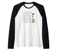 C'est drôle, Je Passe Mon Temps Libre avec Hoes & Dirt Bags Garden Manche Raglan