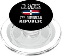 C'est drôle, Je préfèrerais être en République Dominicaine PopSockets PopGrip pour MagSafe