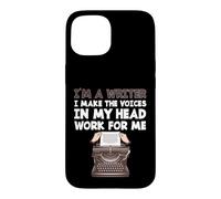 C'est drôle, Je suis écrivain, Je Fais Travailler Les Voix de ma tête pour Moi Coque pour iPhone 15