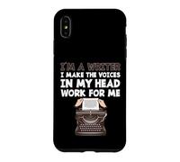 C'est drôle, Je suis écrivain, Je Fais Travailler Les Voix de ma tête pour Moi Coque pour iPhone XS Max