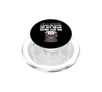 C'est drôle, Je suis écrivain, Je Fais Travailler Les Voix de ma tête pour Moi PopSockets PopGrip pour MagSafe