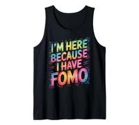 C'est drôle, Je suis Ici Parce Que J'Ai Le FOMO Queen Summer Crypto Club Débardeur