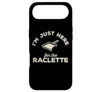 C'est drôle, Je suis Juste là pour la raclette, Le Swiss Cheese Foodie. Coque pour iPhone Air