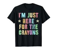 C'est drôle, Je suis Juste là pour Les Crayons MRE Eater Military My School T-Shirt Graphique avec Valeur