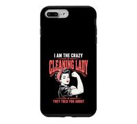 C'est drôle, Je suis la Femme de ménage Folle Dont Ils Vous Ont parlé Coque pour iPhone 7 Plus/8 Plus