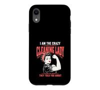 C'est drôle, Je suis la Femme de ménage Folle Dont Ils Vous Ont parlé Coque pour iPhone XR