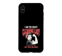 C'est drôle, Je suis la Femme de ménage Folle Dont Ils Vous Ont parlé Coque pour iPhone XS Max