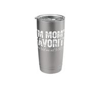 C'est drôle, je suis la préférée de maman, elle m'a dit de ne pas vous le dire Gobelet isotherme en acier inoxydable double paroi