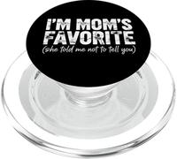 C'est drôle, Je suis la préférée de Maman, Elle m'a Dit de ne Pas Vous Le dire PopSockets PopGrip pour MagSafe