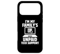 C'est drôle, Je suis Le Support Technique Non rémunéré de ma Famille Coque pour iPhone 17 Pro Max