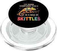 C'est drôle, Je suis Plus Confuse qu'un caméléon dans Un Sac de quilles PopSockets PopGrip pour MagSafe