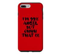 C'est drôle, Je suis Un Ange à 99%, mais ce vêtement est Coque pour iPhone 7 Plus/8 Plus