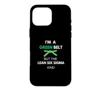 C'est drôle, Je suis Une Ceinture Verte mais du Genre Lean Six Sigma Coque pour iPhone 16 Pro Max