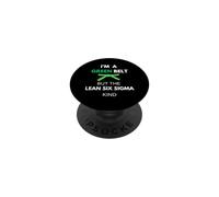 C'est drôle, Je suis Une Ceinture Verte mais du Genre Lean Six Sigma PopSockets PopGrip Adhésif