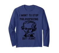 C'est drôle, je veux arrêter de philosopher, mais je veux Kant Philosophie B Manche Longue