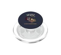 C'est drôle, Je Veux Juste caresser Mon Chat et Regarder des émissions de Meurtre 4 PopSockets PopGrip pour MagSafe