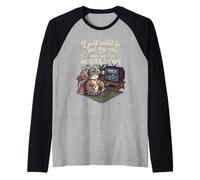 C'est drôle, Je Veux Juste caresser Mon Chat et Regarder des émissions de Meurtre 5 Manche Raglan