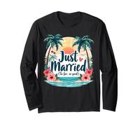 C'est drôle, Je Viens de me marier, jusqu'à présent, de Bonnes Vacances de Noces Tropicales Manche Longue