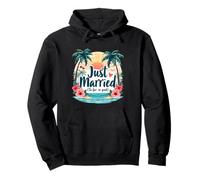 C'est drôle, Je Viens de me marier, jusqu'à présent, de Bonnes Vacances de Noces Tropicales Sweat à Capuche