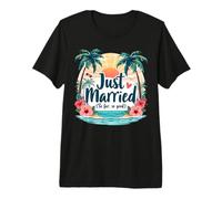 C'est drôle, Je Viens de me marier, jusqu'à présent, de Bonnes Vacances de Noces Tropicales T-Shirt Haut de Gamme