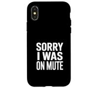 C'est drôle, j'étais en Train de dire Que Je travaillais à Distance. Coque pour iPhone X/XS