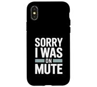 C'est drôle, j'étais en Train de dire Que Je travaillais à Distance. Coque pour iPhone X/XS