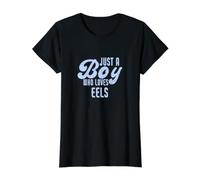 C'est drôle, Juste Un garçon Qui Aime Les anguilles T-Shirt Graphique avec Valeur
