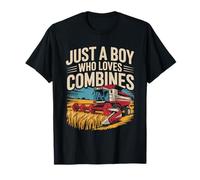 C'est drôle, juste un garçon qui aime les moissonneuses. T-Shirt