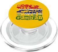 C'est drôle, la Gambie, Rien ne m'effraie, ma Femme est gambienne PopSockets PopGrip pour MagSafe