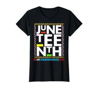 C'est drôle, Le 4 Juillet, Le 16 Juin, C'est Mon indépendance, Hommes, garçons et Filles T-Shirt Graphique avec Valeur, Femme, Noir, S