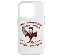 C'est drôle, Les Monstres sont-Ils Bons en Maths ? Professeur de Dracula Coque pour iPhone 14 Pro