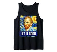 C'est drôle, Let It Go, inspiré de la légendaire Nuit étoilée de Van Gogh Débardeur